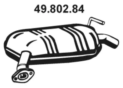 49.802.84 EBERSPÄCHER Глушитель выхлопных газов конечный