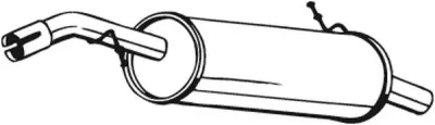 190-055 BOSAL Глушитель выхлопных газов конечный