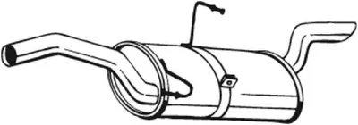 190-101 BOSAL Глушитель выхлопных газов конечный