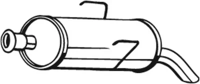 190-115 BOSAL Глушитель выхлопных газов конечный