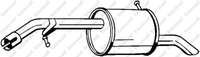 190-039 KLOKKERHOLM Глушитель выхлопных газов конечный