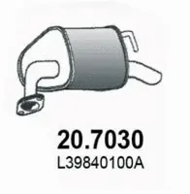 20.7030 ASSO Глушитель выхлопных газов конечный