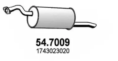 54.7009 ASSO Глушитель выхлопных газов конечный