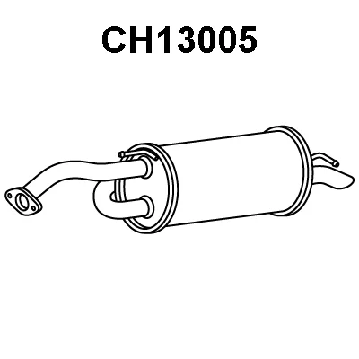 CH13005 VENEPORTE Глушитель выхлопных газов конечный