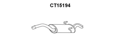 CT15194 VENEPORTE Глушитель выхлопных газов конечный