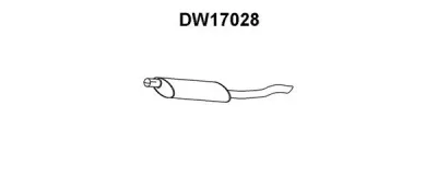 DW17028 VENEPORTE Глушитель выхлопных газов конечный