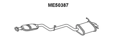 ME50387 VENEPORTE Глушитель выхлопных газов конечный