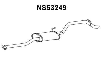 NS53249 VENEPORTE Глушитель выхлопных газов конечный