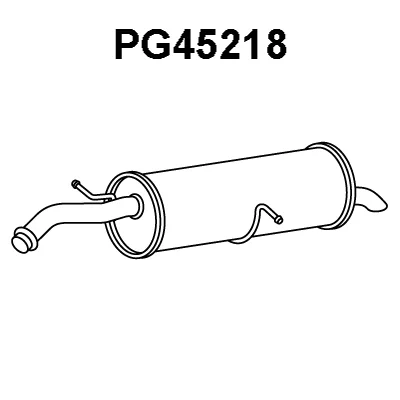 PG45218 VENEPORTE Глушитель выхлопных газов конечный
