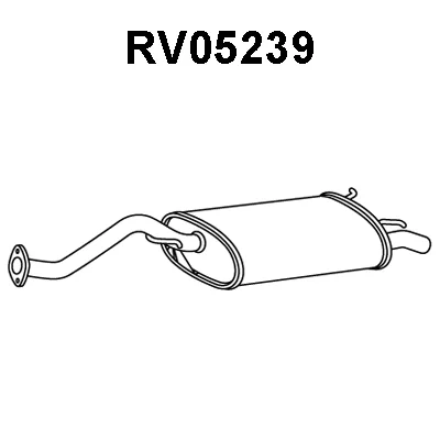 RV05239 VENEPORTE Глушитель выхлопных газов конечный