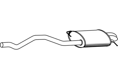 P7559 FENNO Глушитель выхлопных газов конечный