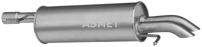 Глушитель выхлопных газов конечный ASMET 04.093