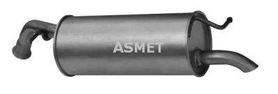 Глушитель выхлопных газов конечный ASMET 20.029
