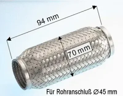 Гофрированная труба, выхлопная система EBERSPÄCHER 99.001.79