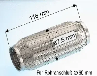 Гофрированная труба, выхлопная система EBERSPÄCHER 99.008.79