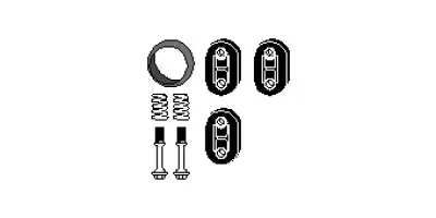 82 42 4249 HJS Монтажный комплект, система выпуска