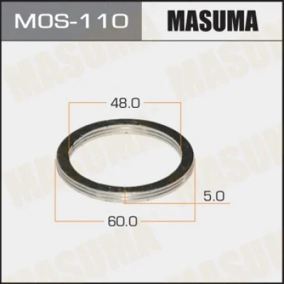 Уплотнительное кольцо, труба выхлопного газа MASUMA MOS-110