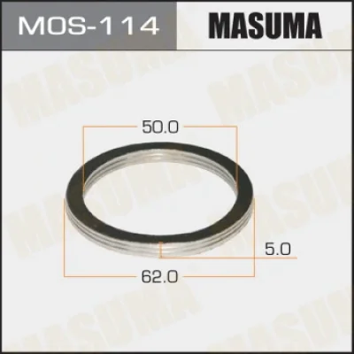 Уплотнительное кольцо, труба выхлопного газа MASUMA MOS-114
