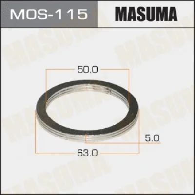 MOS-115 MASUMA Уплотнительное кольцо, труба выхлопного газа