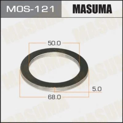 Уплотнительное кольцо, труба выхлопного газа MASUMA MOS-121