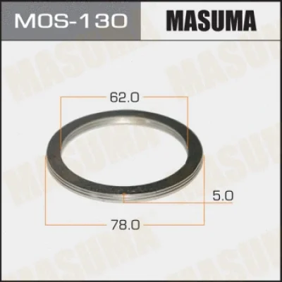 MOS-130 MASUMA Уплотнительное кольцо, труба выхлопного газа