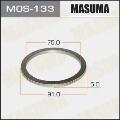 MOS-133 MASUMA Уплотнительное кольцо, труба выхлопного газа