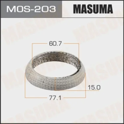 MOS-203 MASUMA Уплотнительное кольцо, труба выхлопного газа