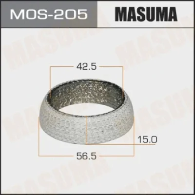 MOS-205 MASUMA Уплотнительное кольцо, труба выхлопного газа