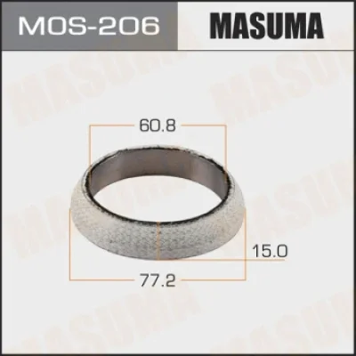 Уплотнительное кольцо, труба выхлопного газа MASUMA MOS-206