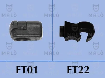 Газовая пружина, крышка багажник MALO 127368