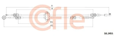 Трос, механическая коробка передач COFLE 10.2455