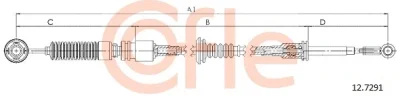 12.7291 COFLE Трос, механическая коробка передач