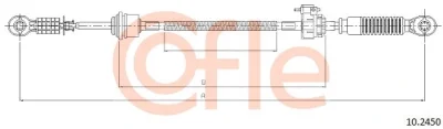 92.10.2450 COFLE Трос, механическая коробка передач