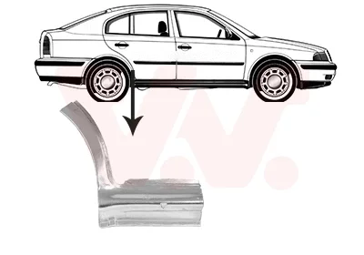 7620106 VAN WEZEL Входная пластина