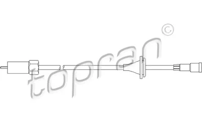 202 220 TOPRAN Тросик спидометра