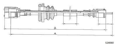 S24060 CABOR Тросик спидометра