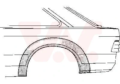 1844147 VAN WEZEL Боковина