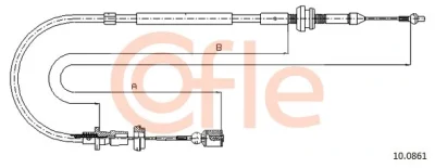 Тросик газа COFLE 10.0861