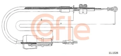 Тросик газа COFLE 11.1326