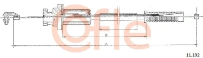 11.192 COFLE Тросик газа