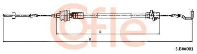 3.BW001 COFLE Тросик газа