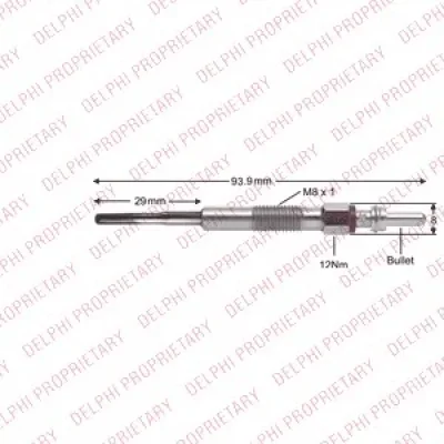 HDS426 DELPHI Свеча накала