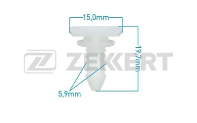 Зажим, молдинг / защитная накладка ZEKKERT BE-1723