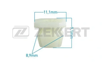 BE-2049 ZEKKERT Зажим, молдинг / защитная накладка