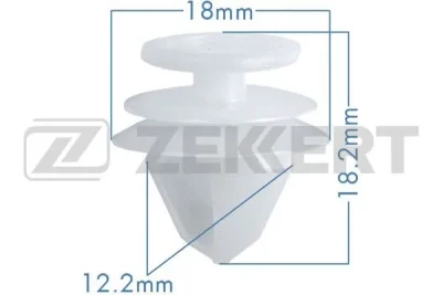 Зажим, молдинг / защитная накладка ZEKKERT BE-3063