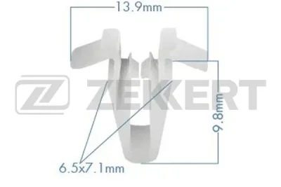 Зажим, молдинг / защитная накладка ZEKKERT BE-3217