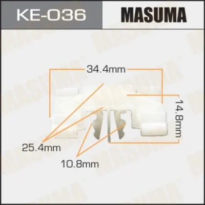 KE036 MASUMA Зажим, молдинг / защитная накладка