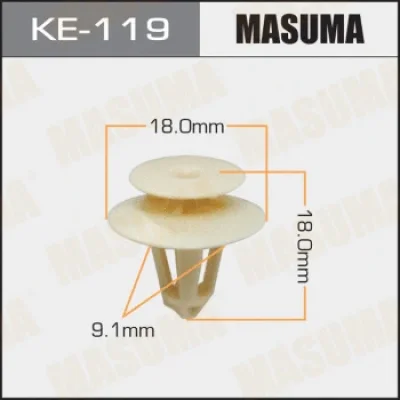 Зажим, молдинг / защитная накладка MASUMA KE-119