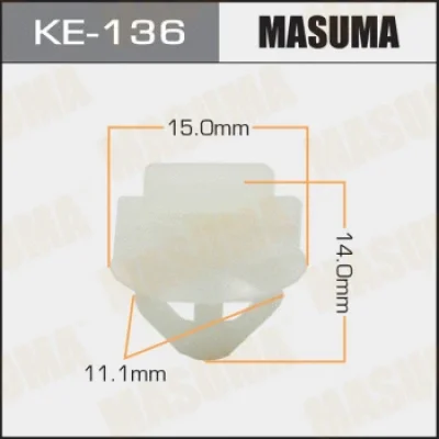Зажим, молдинг / защитная накладка MASUMA KE136