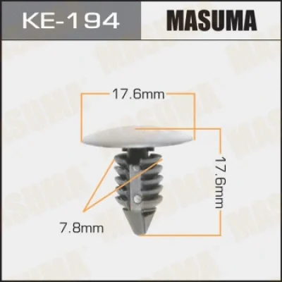 KE-194 MASUMA Зажим, молдинг / защитная накладка